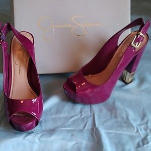 Jessica Simpson platform heels